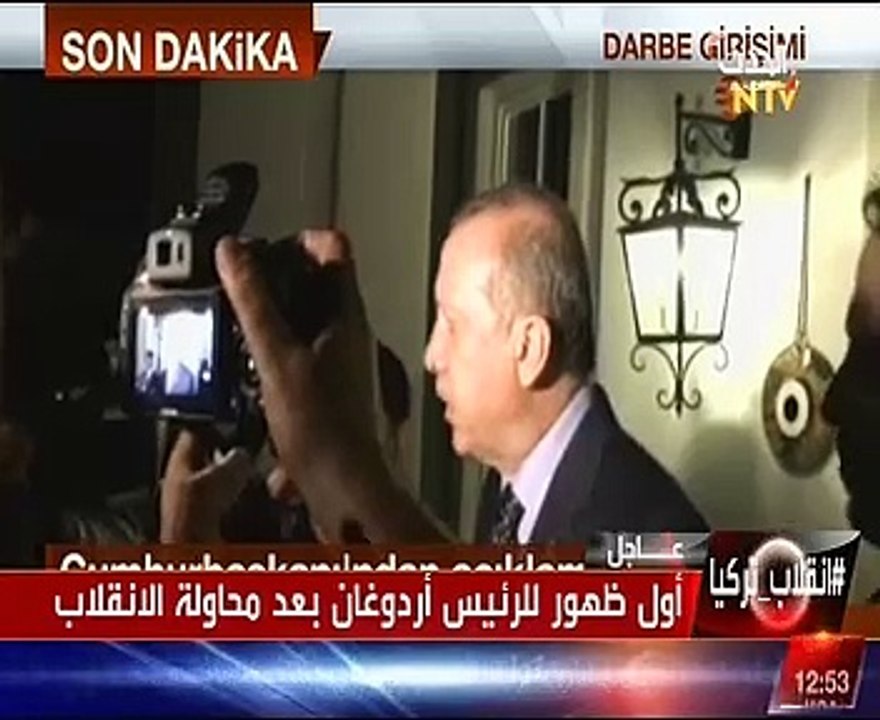 أردوغان فى أول ظهور له: لن نتحاور مع الانقلابيين وسنحاكمهم