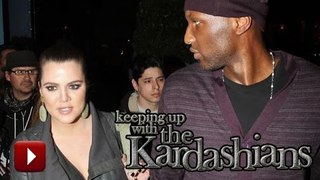 KUWTK' Khloe Kardashian Opens Divorce SECRET--  Lamar Odom CHEATED On Her