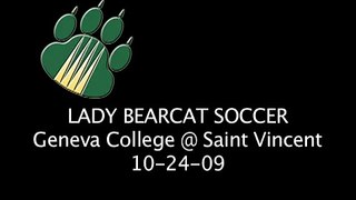 SVC Lady Bearcat Soccer vs Geneva College 10-24-09