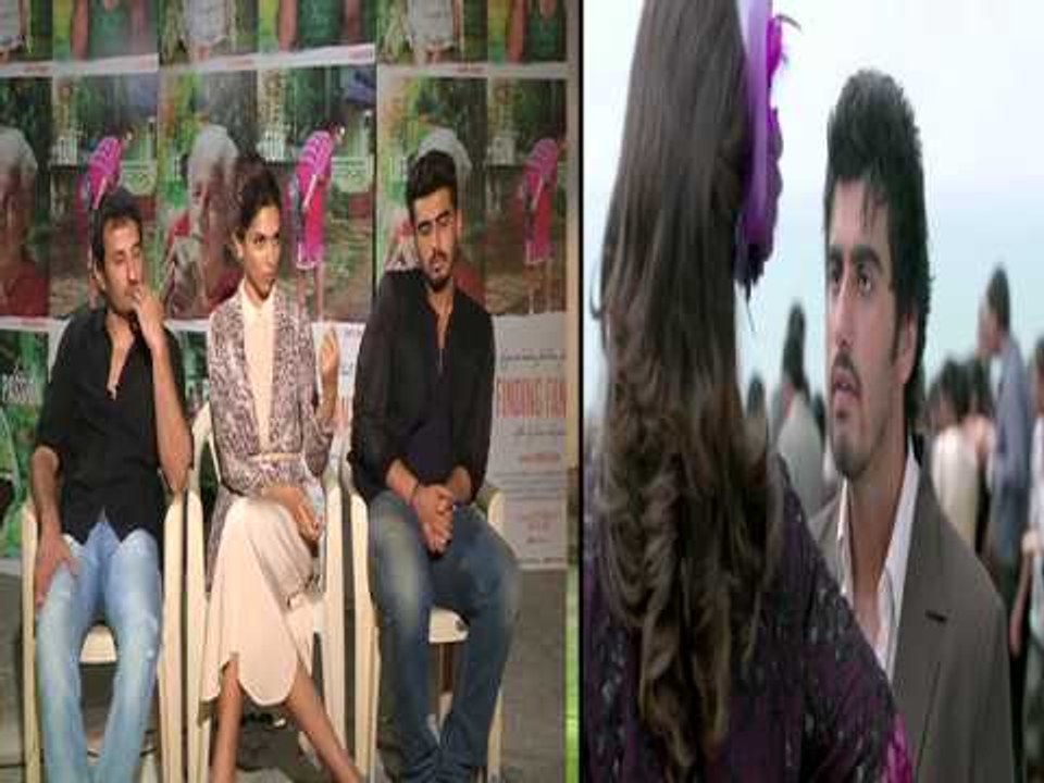 Deepika Padukon &Arjun Kapoor with Parag Chhapekar.