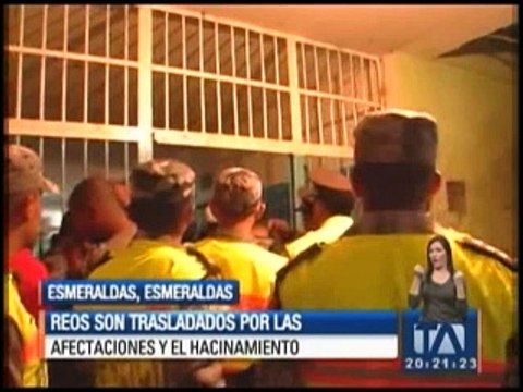 Reos son trasladados por afectaciones y hacinamiento