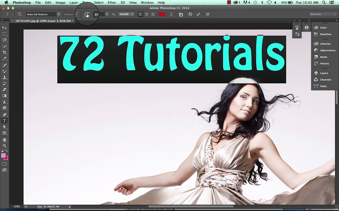 053 Horizontal Type Tool Part 1