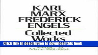 Read Collected Works of Karl Marx and Friedrich Engels, Vol. 34: Concludes the Economic