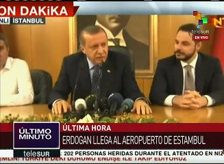 Descargar video: Erdogan: Gob. turco sigue en funciones y acabaremos con los golpistas