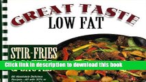 Read Stir-Fries   Sautes: Great Taste-Low Fat  Ebook Free