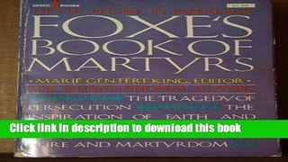 [PDF] Foxe s Book of Martyrs Download Online