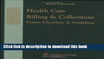 [PDF]  Health Care Billing   Collections: Forms, Checklists   Guidelines  [Download] Full Ebook