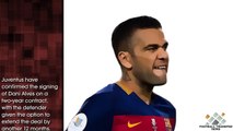 OFFICIAL - Dani Alves completes free transfer from Barcelona to Juventus