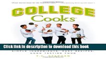 PDF College Cooks: Simple ingredients, easy recipes, good tasting food  EBook