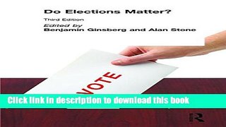 Read Do Elections Matter?  Ebook Free