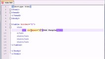 XHTML and CSS Tutorial - 13 - colspan & Annoying People