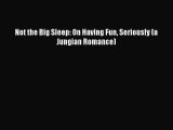 Download Not the Big Sleep: On Having Fun Seriously (a Jungian Romance) Ebook Online