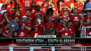 08/29/2013 Southern Utah vs South Alabama Football Highlights