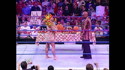 Torrie Wilson vs Dawn Marie Pilgrim Fashion Show SmackDown 11.28.2002 (HD)