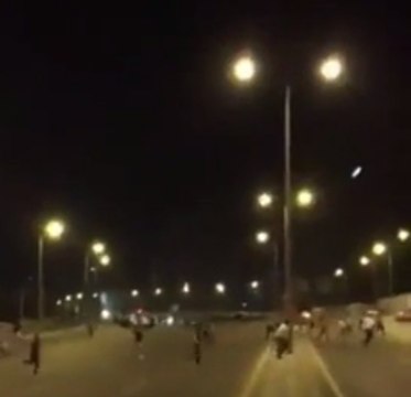 Firing On People by Helicopter on Roads