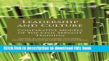 Read Leadership and Culture: Comparative Models of Top Civil Servant Training (Governance and