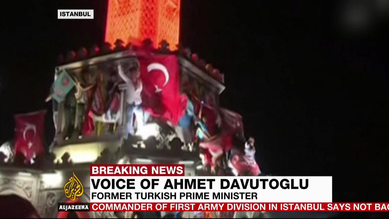 Ahmet Davutoglu: Turkey coup failed attack on democracy
