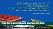 Download Strategies for Technical Communication in the  Workplace (3rd Edition)  Ebook Free