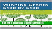 Read Winning Grants Step by Step: The Complete Workbook for Planning, Developing and Writing