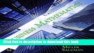 Read Business Mathematics (12th Edition)  PDF Online