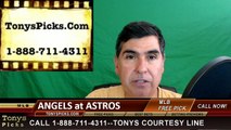 LA Angels vs. Houston Astros Pick Prediction MLB Baseball Odds Preview 6-29-2016