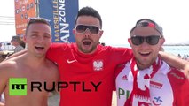 France - Polish and Portuguese fans arrive in Marseille ahead of quarter-final bout