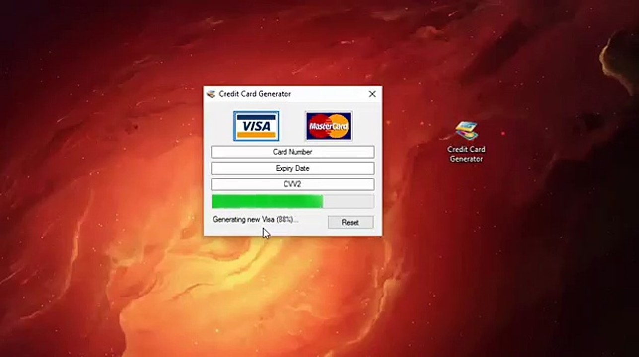 CREDIT CARD WORKING NUMBER GENERATOR 2017.