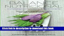 Read Balance Nutricional: Una estrategia de alimentaciÃ³n de alto rendimiento (Spanish Edition)