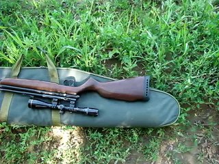 Shooting with Benjamin Discovery .22 air rifle.