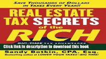 [PDF] Real Estate Tax Secrets of the Rich: Big-Time Tax Advantages of Buying, Selling, and Owning
