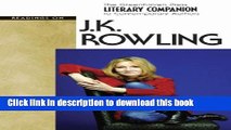 Download Books JK Rowling (hardcover edition) (Literary Companion to Contemporary Authors) Ebook PDF