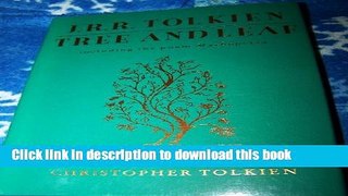 Read Books Tree and Leaf: Including the Poem Mythopoeia ebook textbooks