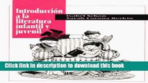 Read Introduccion a LA Literatura Infantil Y Juvenil (Spanish Edition) E-Book Free