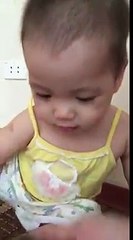 Baby girl playing with her mother  | (Funny Baby Videos)