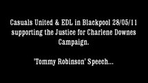 Casuals UTD/EDL - Tommy Robinson Speech - Blackpool - 28/05/11