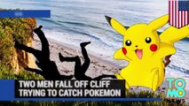 Two men fall off cliff trying to catch Pokémon in California