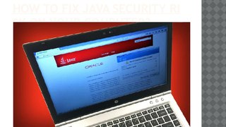 The Ultimate Guide To How to fix Java security risk on your computer?