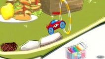 Videos & Cartoons for kids - The table race and Little Red Racing Car. Gameplay for Children