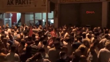 İslahiye'de Camilerden 'Darbelere Fırsat Vermeyelim' Anonsu