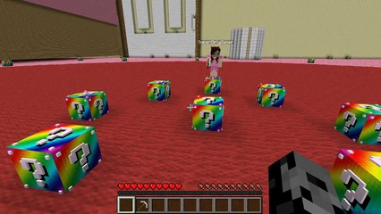 Minecraft  GAMINGWITHJEN S BEDROOM HUNGER GAMES - Lucky Block Mod - Modded Mini-Game