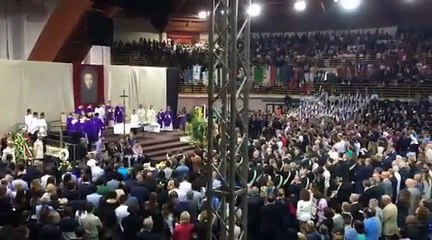 Funerali vittime Andria- Corato con il Presidente Mattarella