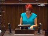 Poseł Bernadeta Krynicka - Oświadczenie z dnia 05 lipca 2016 roku.