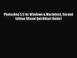 READ book Photoshop 5.5 for Windows & Macintosh Second Edition (Visual QuickStart Guide)#