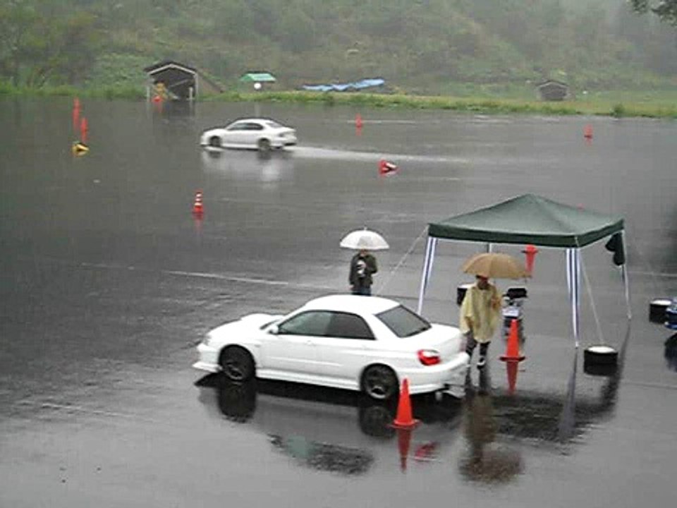 2008.8.23 ジムカーナ練習（岐阜県　めいほうスキー場駐車場）②