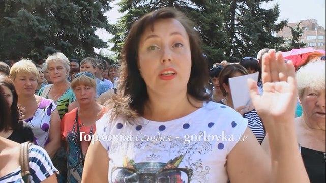 Началось! В Горловке бунт - тысячи людей вышли на улицу: Хотим как в Украине