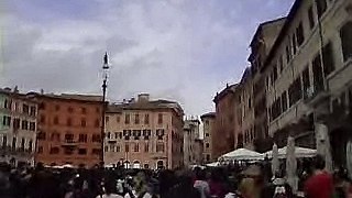 scontri in Piazza Navona Repubblica Tv 29/10/08