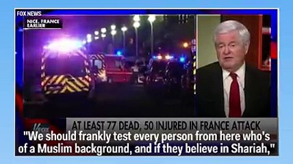 The US should 'test' all Muslims and deport them if they 'believe in Shariah'