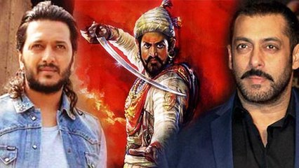 Salman Khan in Marathi Movie Chhatrapati Shivaji with Riteish Deshmukh