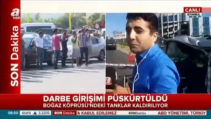 Tanklar sivil araçların üzerinden geçti!.