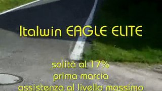 Italwin Eagle Elite - salita al 17 %  con ripartenza da fermo